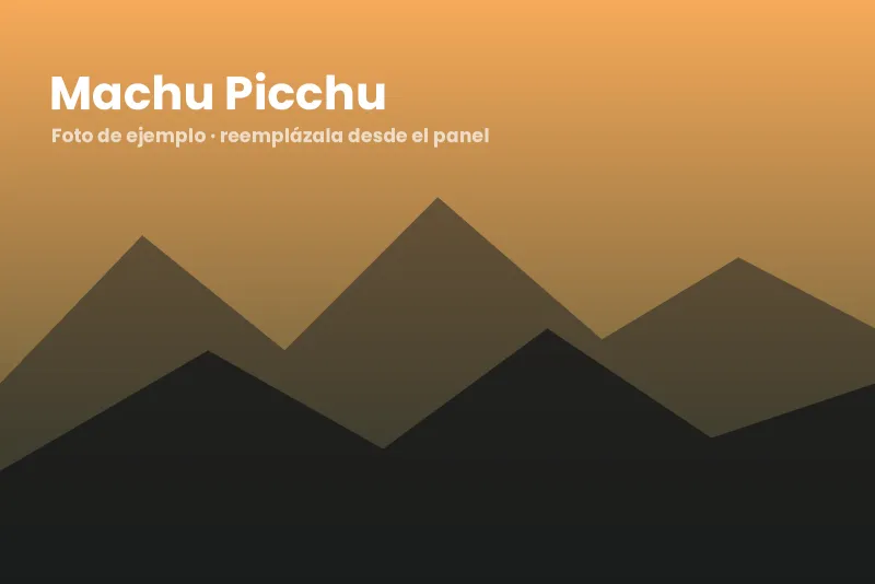 Ciudadela de Machu Picchu