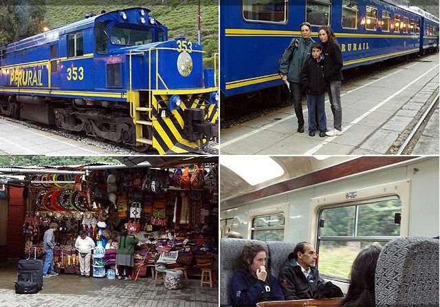 Os trens saem de Cusco